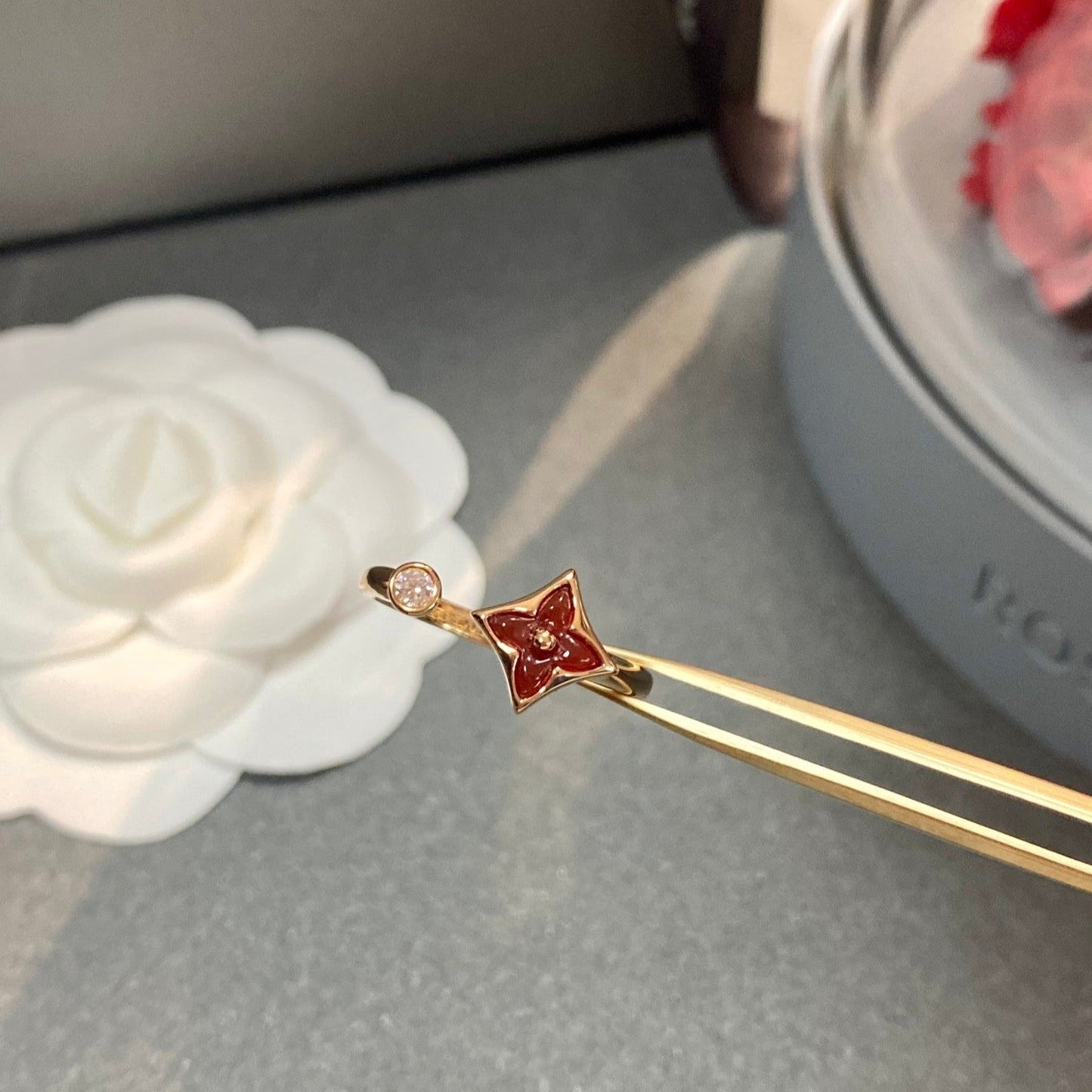 [Mystic]STAR 1 DIAMOND OPEN RING