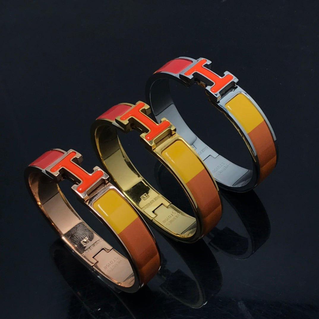 [Mystic]H BRACELET ORANGE RAINBOW CERAMIC