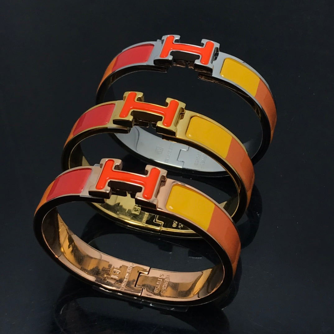 [Mystic]H BRACELET ORANGE RAINBOW CERAMIC