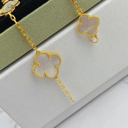 [Mystic]MAGIC CLOVER MOP GOLD BRACELET 5 MOTIFS