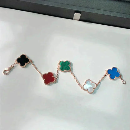 [Mystic]CLOVER 5 MOTIFS MULTICOLOR  BRACELET