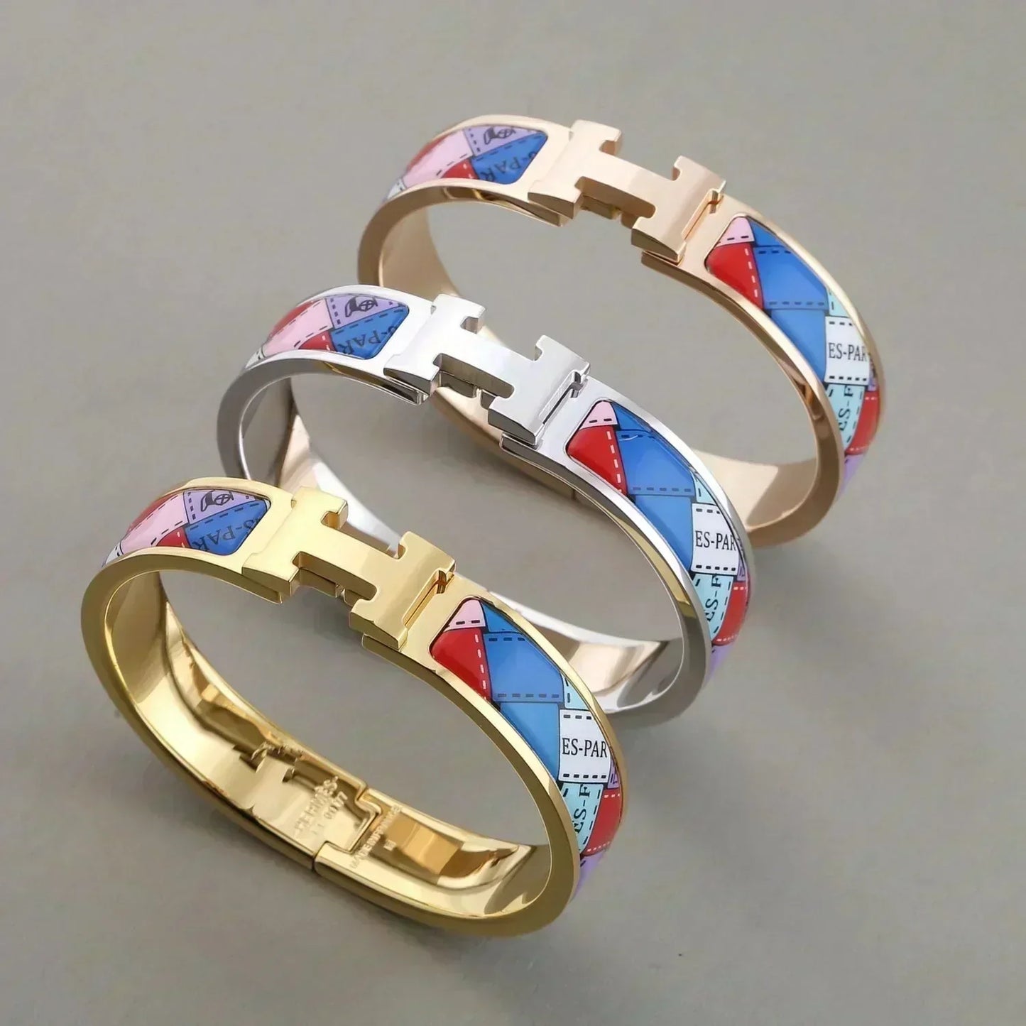 [Mystic]H BRACELET DOTTED BORDER 12MM