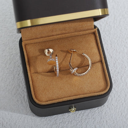 [Mystic]JUSTE EARRINGS 12.75MM PINK GOLD DIAMOND