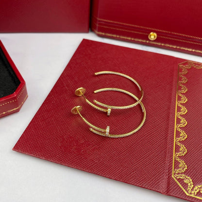 [Mystic]JUSTE EARRINGS FULL DIAMONDS 1.8MM