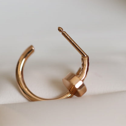 [Mystic]JUSTE EARRINGS PINK GOLD