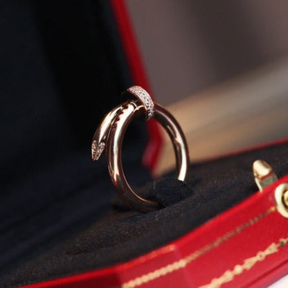 [Mystic]JUSTE RING 2.65MM PINK GOLD DIAMOND