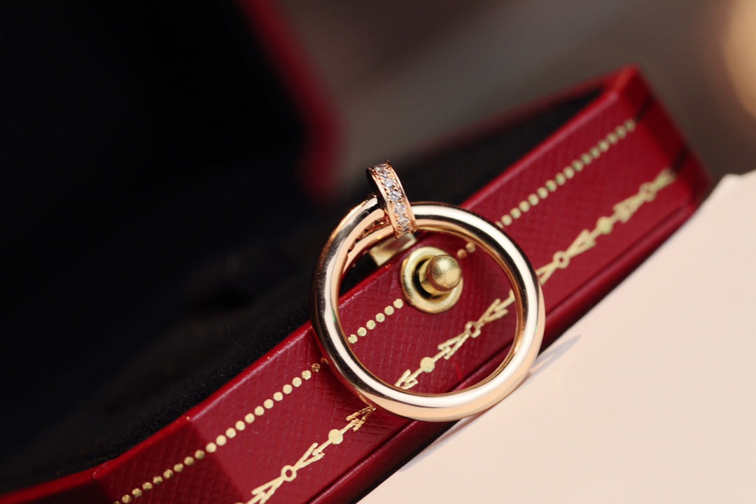 [Mystic]JUSTE RING 2.65MM PINK GOLD DIAMOND