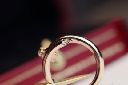 [Mystic]JUSTE RING 2.65MM PINK GOLD DIAMOND