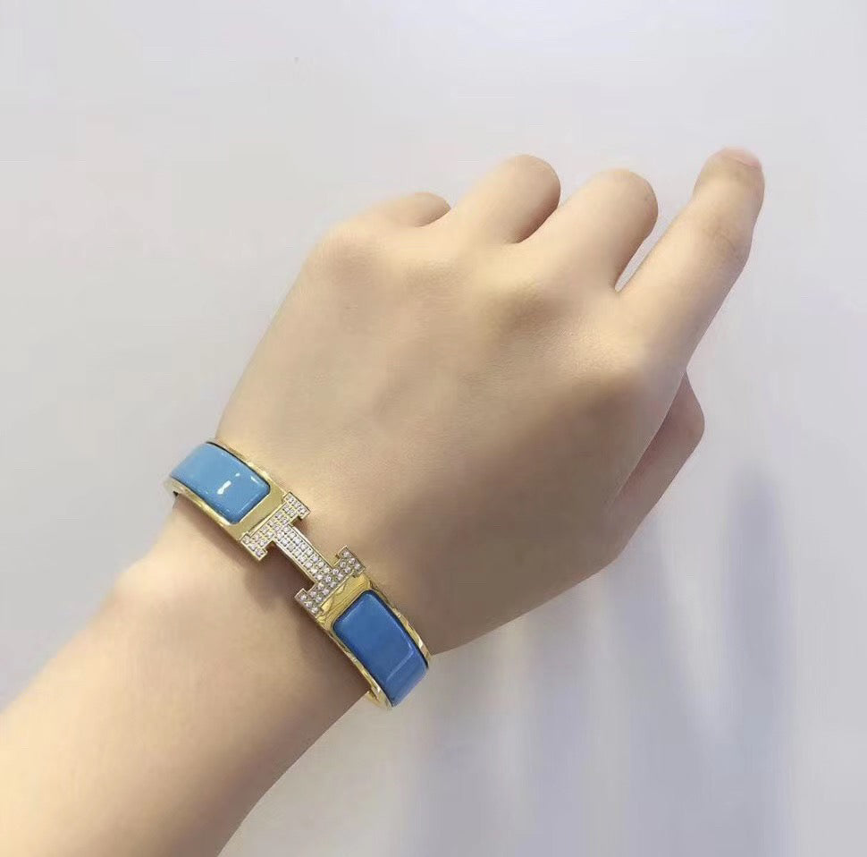 [Mystic]H CLOUD BLUE BRACELET GOLD DIAMOND