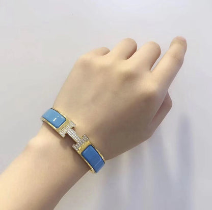 [Mystic]H CLOUD BLUE BRACELET GOLD DIAMOND
