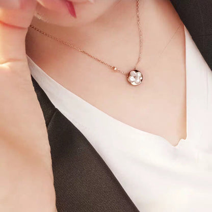 [Mystic]SUN MOP GOLD 1 DIAMOND NECKLACE