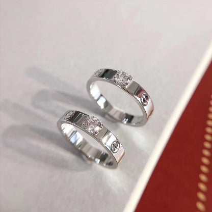 [Mystic Crown]LOVE RING 3.6MM 1 BIG DIAMOND
