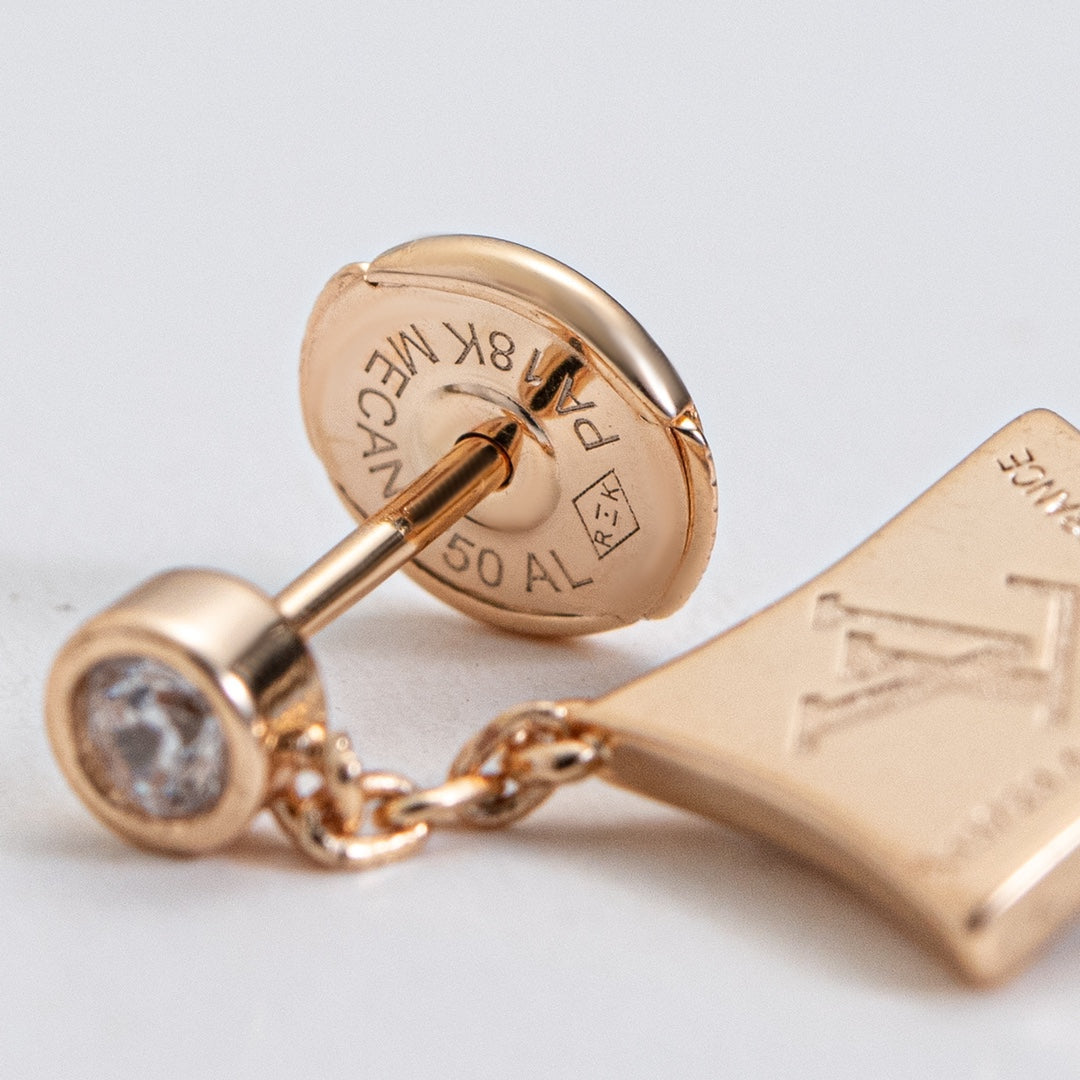 [Mystic]STAR DIAMONDS EARRINGS GOLD