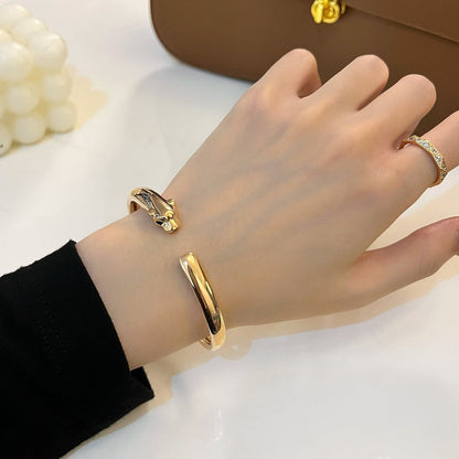 [Mystic]PANTHERE GOLD OPEN BRACELET