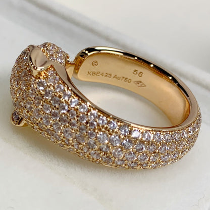 [Mystic]PANTHERE PINK GOLD DIAMOND RING