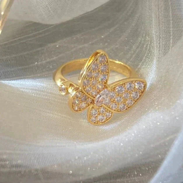[Mystic]BUTTERFLY DIAMOND RING