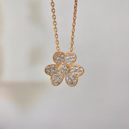 [Mystic]FLOWER DIAMOND NECKLACE