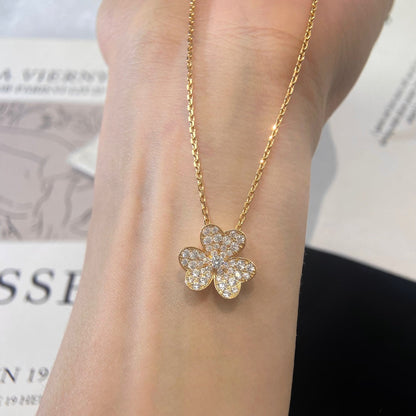 [Mystic]FLOWER DIAMOND NECKLACE