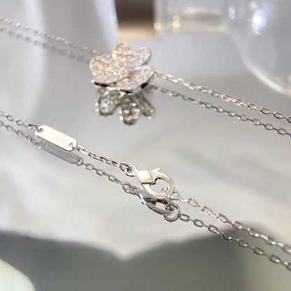 [Mystic]FLOWER DIAMOND NECKLACE