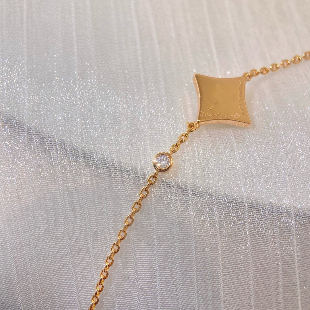 [Mystic]COLOR STAR PINK GOLD DIAMOND BRACELET