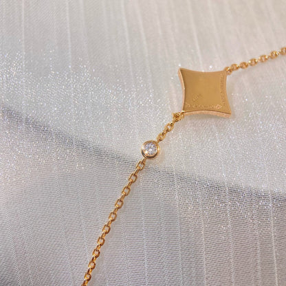 [Mystic]COLOR STAR PINK GOLD DIAMOND BRACELET