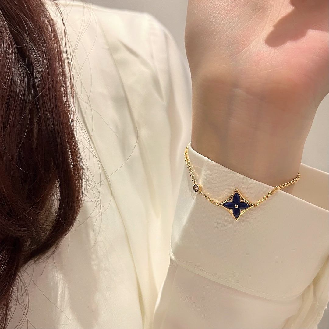 [Mystic]COLOR STAR PINK GOLD DIAMOND BRACELET