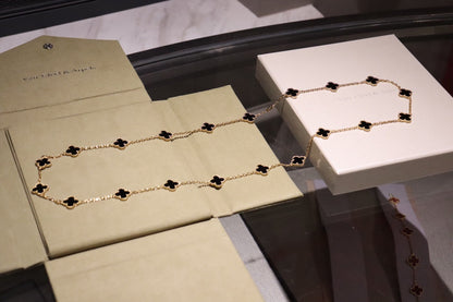 [Mystic]CLOVER 20 MOTIFS ONYX ROSE GOLD