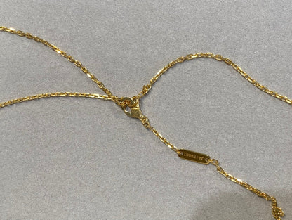 [Mystic]CLOVER 25MM NECKLACE GOLD CARNELIAN