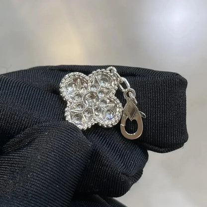 [Mystic]CLOVER 5 MOTIFS  DIAMOND BRACELET SILVER