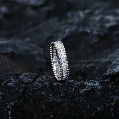 [Mystic]PERLEE DIAMOND SILVER RING