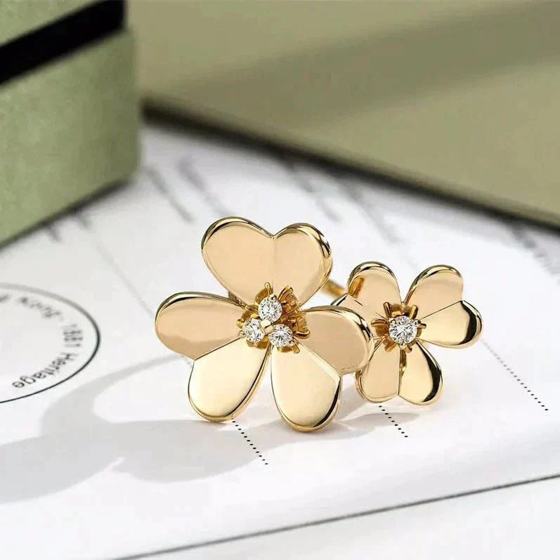 [Mystic]CLOVER COMOS GOLD DIAMOND RING