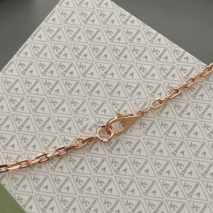 [Mystic]LUCKY SPRING 15 MOTIFS ROSE GOLD NECKLACE