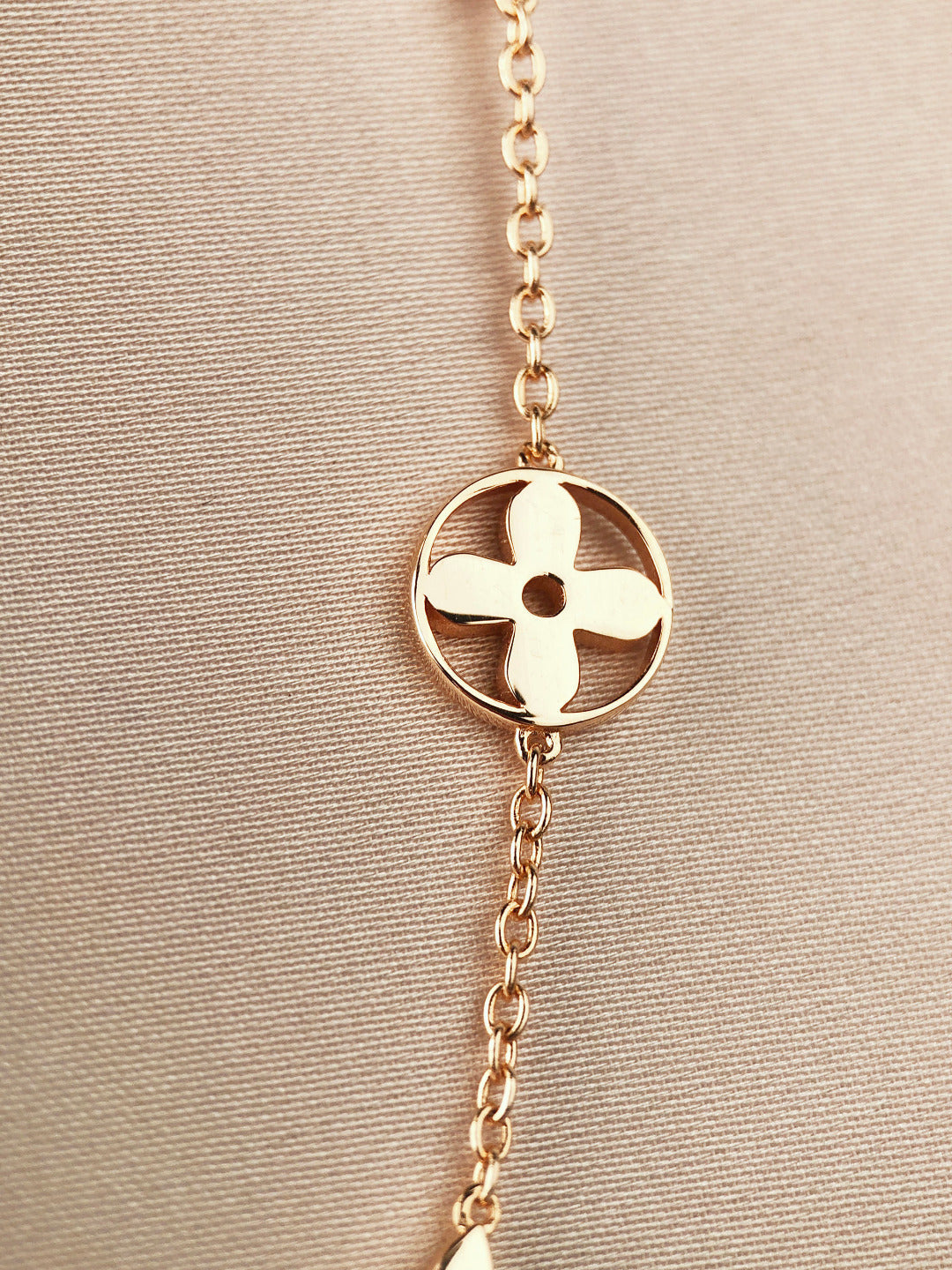 [Mystic]STAR AND SUN 7 MOTIFS GOLD BRACELET