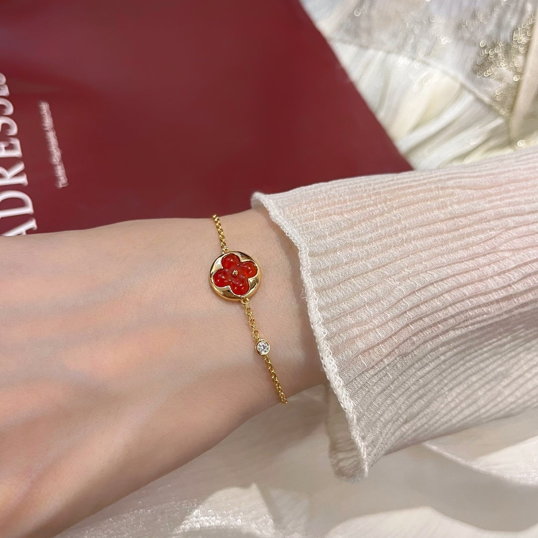 [Mystic]SUN PEDANT CARNELIAN BRACELET