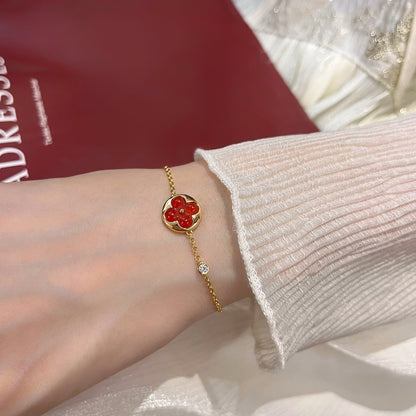 [Mystic]SUN PEDANT CARNELIAN BRACELET