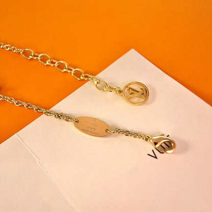 [Mystic]LOGO STAR MOTIF GOLD BRACELET