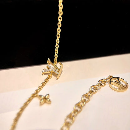 [Mystic]LOGO STAR MOTIF GOLD BRACELET