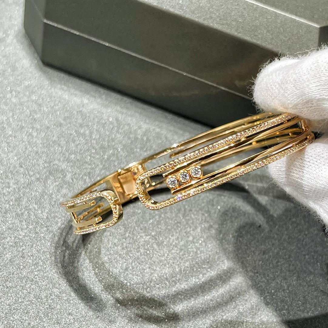 [Mysitc] MOVE 10TH PAVED DIAMOND BRACELET