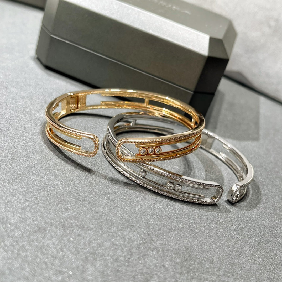 [Mysitc] MOVE 10TH PAVED DIAMOND BRACELET