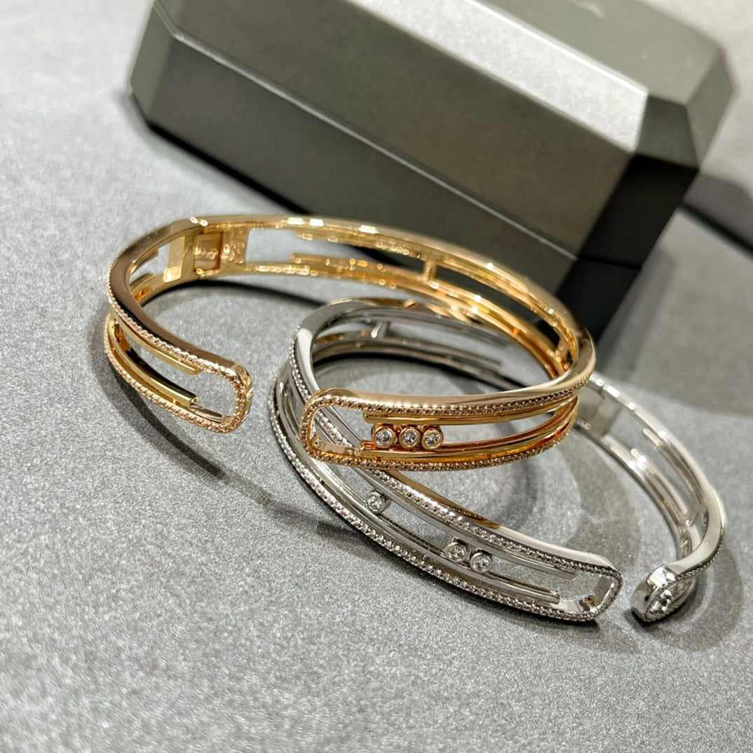 [Mysitc] MOVE 10TH PAVED DIAMOND BRACELET
