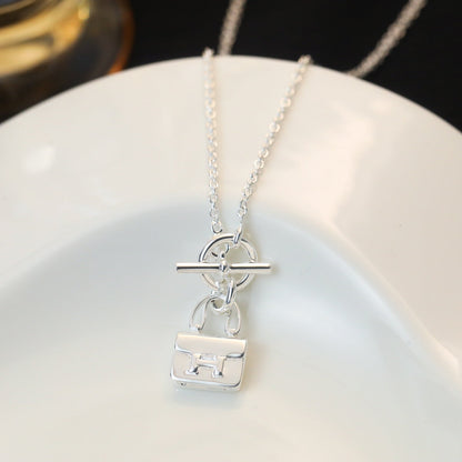 [Mystic]POP H PEDANT SILVER NECKLACE