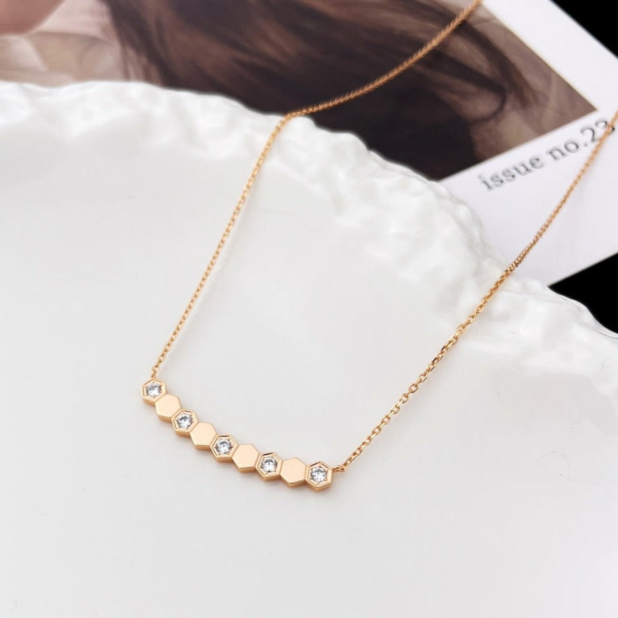[Mystic]BEE MY LOVE DIAMOND NECKLACE