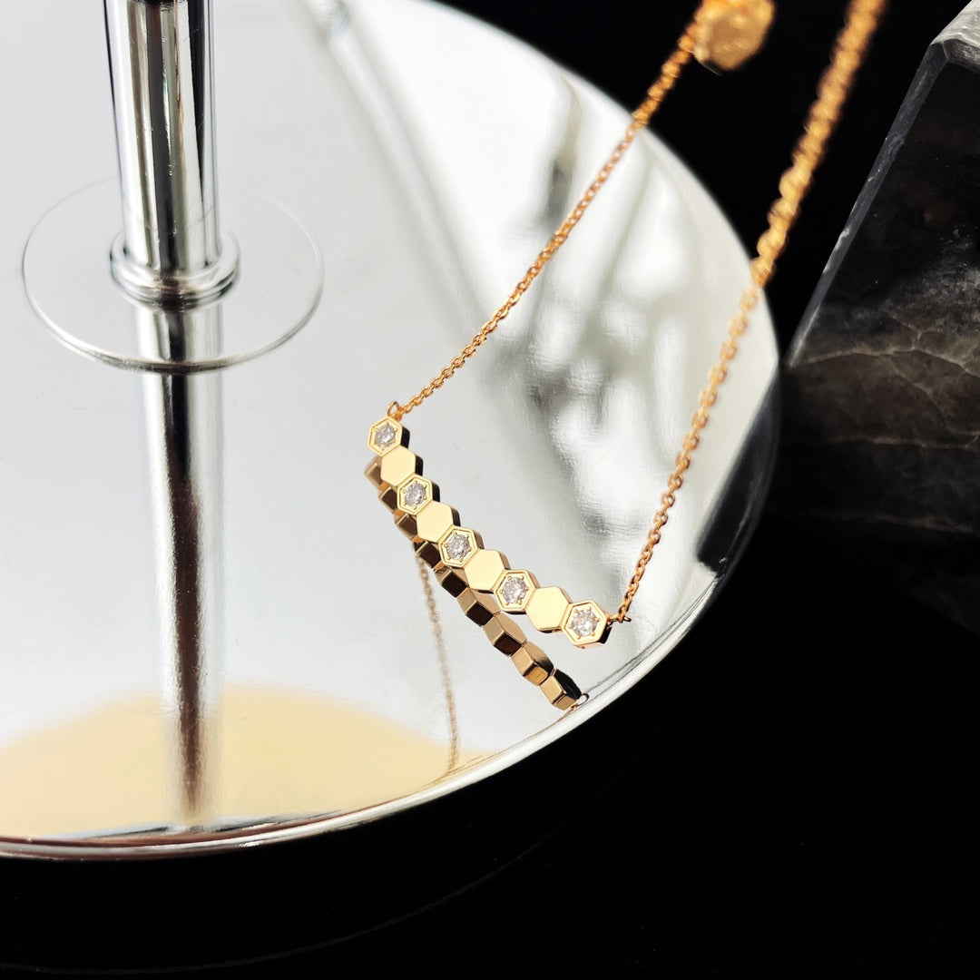 [Mystic]BEE MY LOVE DIAMOND NECKLACE