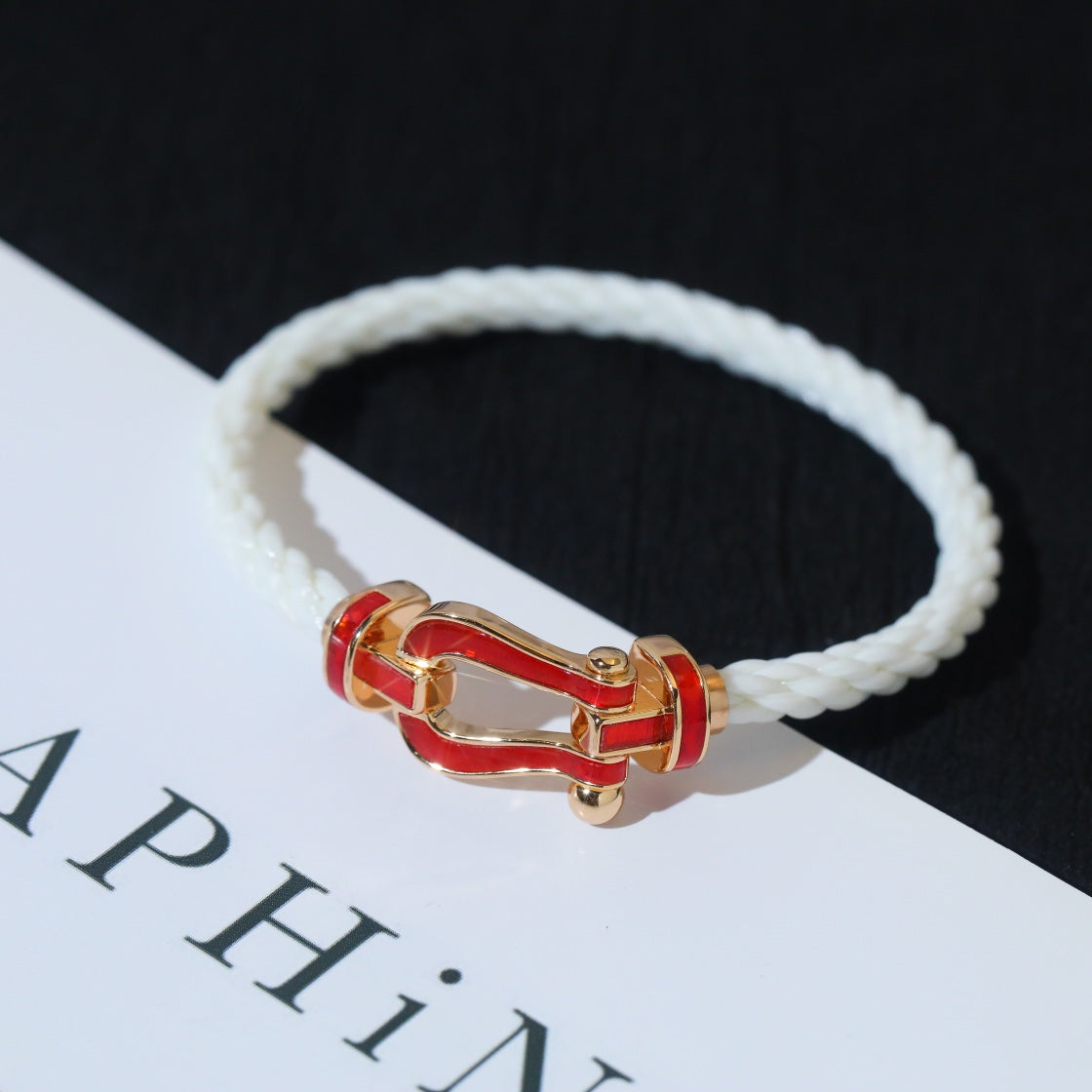 [Mystic]FORCE 10 WHITE TEXTILE DIAMOND PAVED