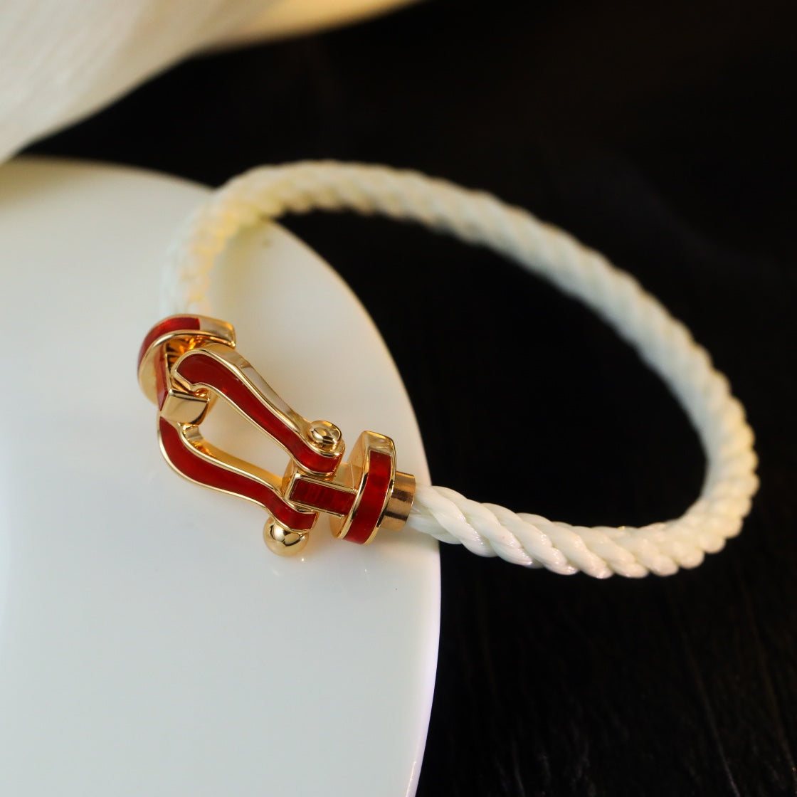 [Mystic]FORCE 10 WHITE TEXTILE DIAMOND PAVED