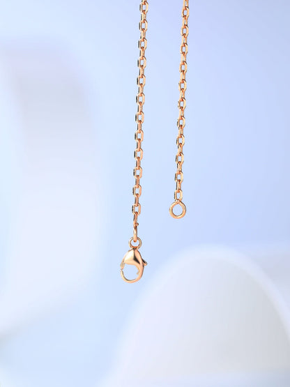 [Mystic]H CAGE PINK GOLD NECKLACE