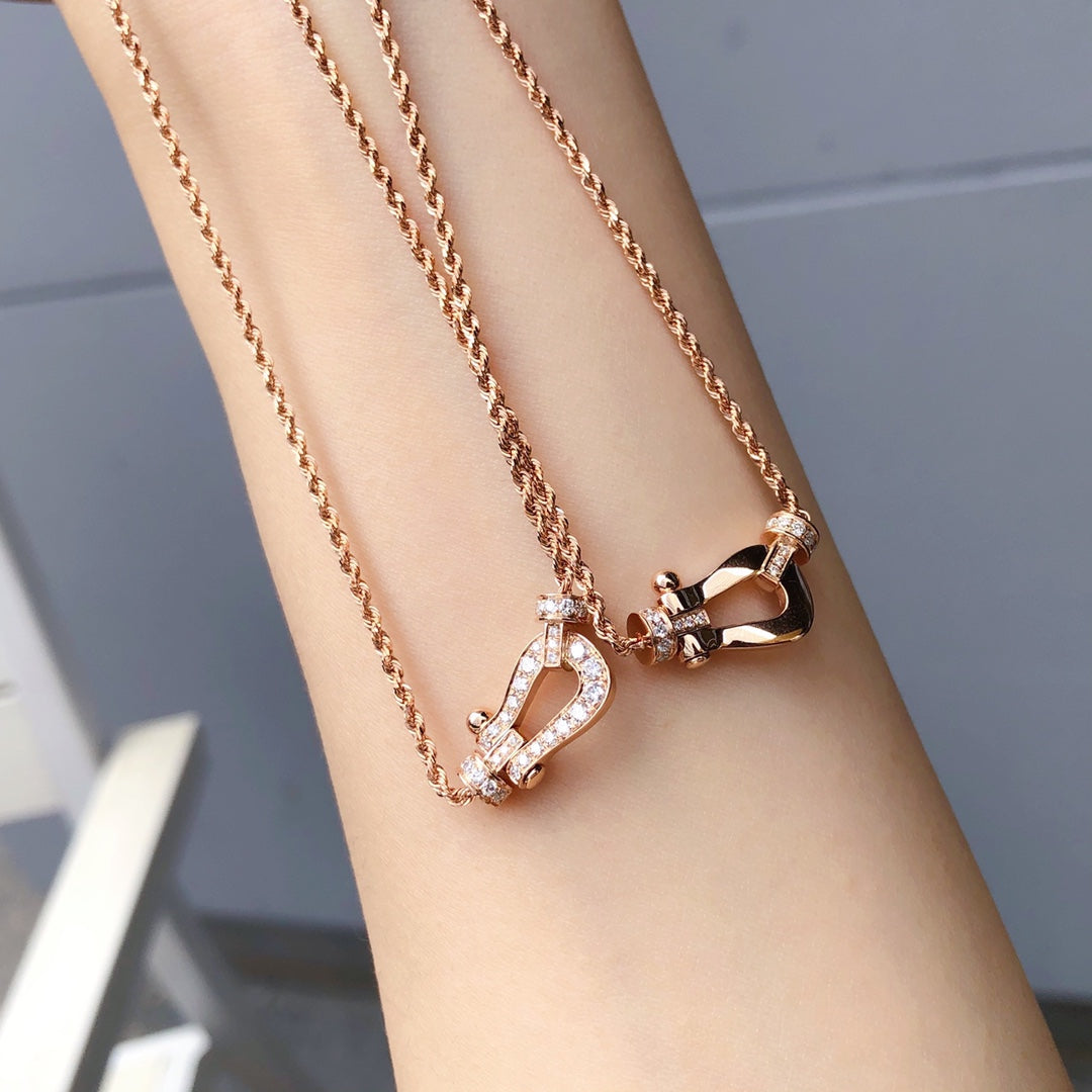 [Mystic]FORCE 10 PINK GOLD DIAMOND NECKLACE