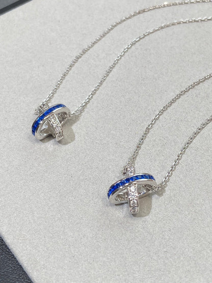 [Mystic]LIENS DIAMOND SILVER NECKLACE