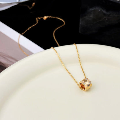 [Mystic]BEE MINI PEDANT DIAMOND NECKLACE