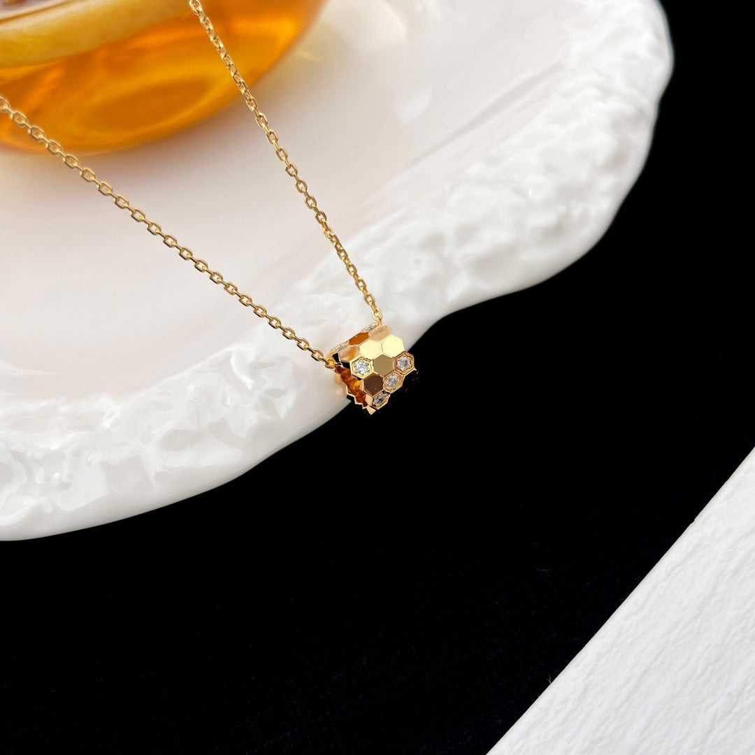 [Mystic]BEE MINI PEDANT DIAMOND NECKLACE